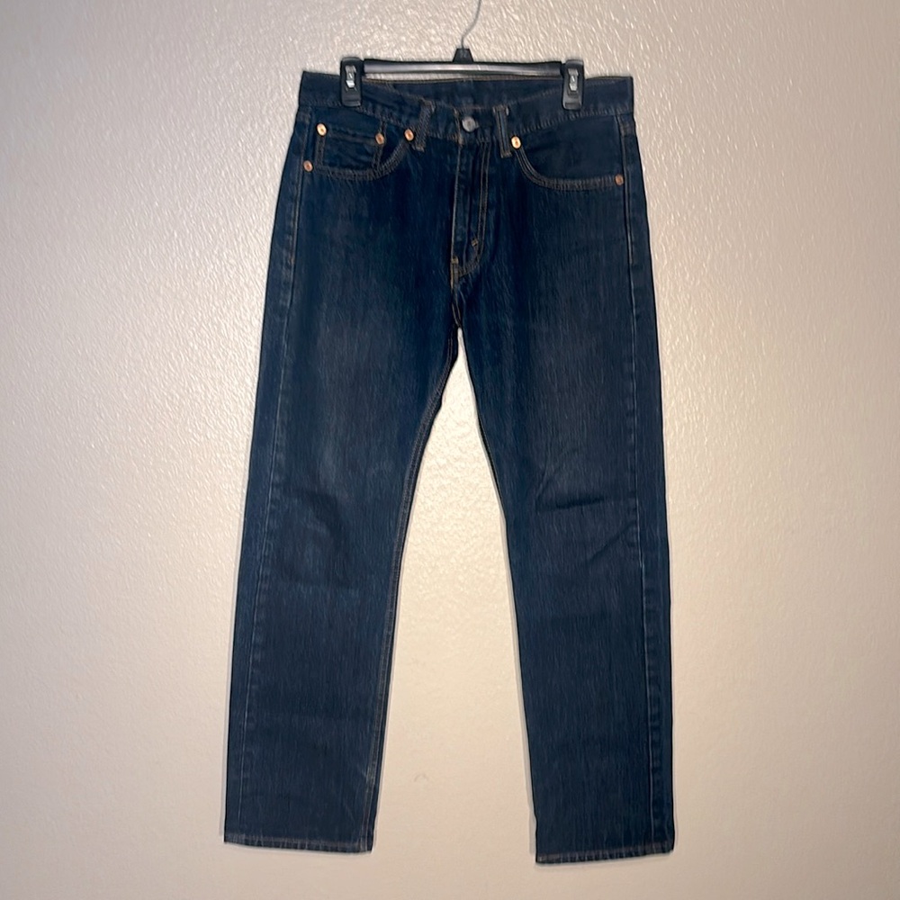 EUC Levi's 505 Straight Leg Jeans - Dark Blue Denim W31 L32